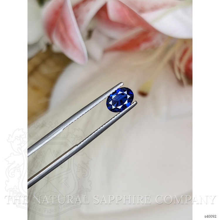 1.44 Ct. Blue Sapphire from Ceylon (Sri Lanka)