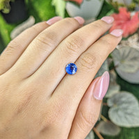 1.56 Ct. Blue Sapphire from Ceylon (Sri Lanka) Life Style