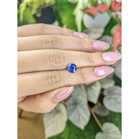 1.56 Ct. Blue Sapphire from Ceylon (Sri Lanka) Life Style