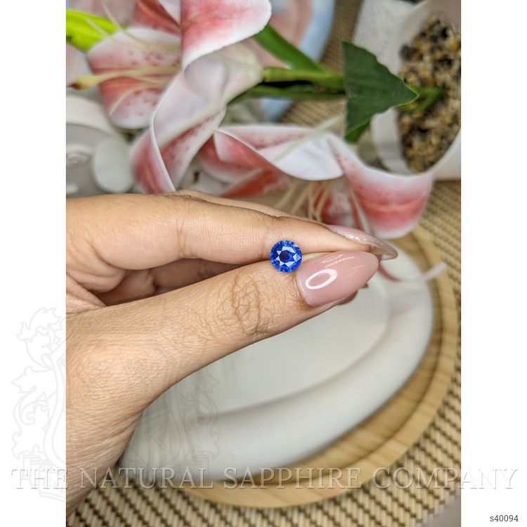 1.56 Ct. Blue Sapphire from Ceylon (Sri Lanka)