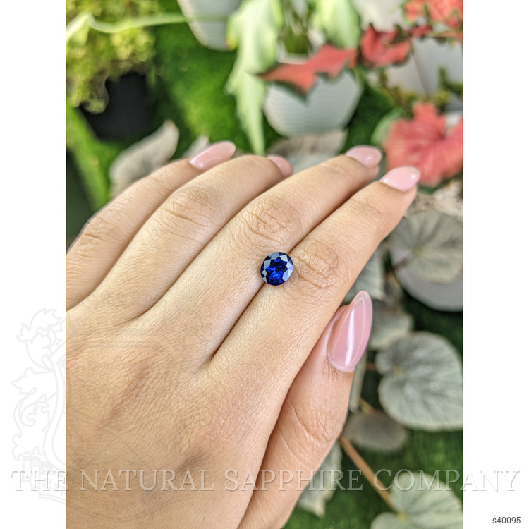 2.28 Ct. Blue Sapphire from Ceylon (Sri Lanka)