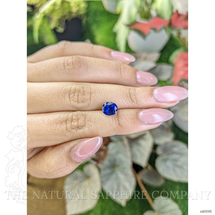 2.28 Ct. Blue Sapphire from Ceylon (Sri Lanka)