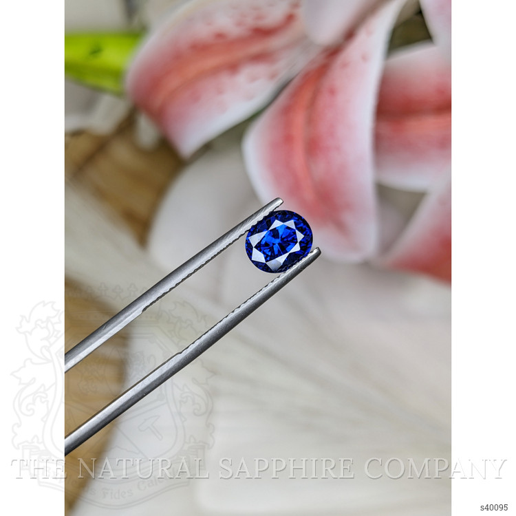 2.28 Ct. Blue Sapphire from Ceylon (Sri Lanka)