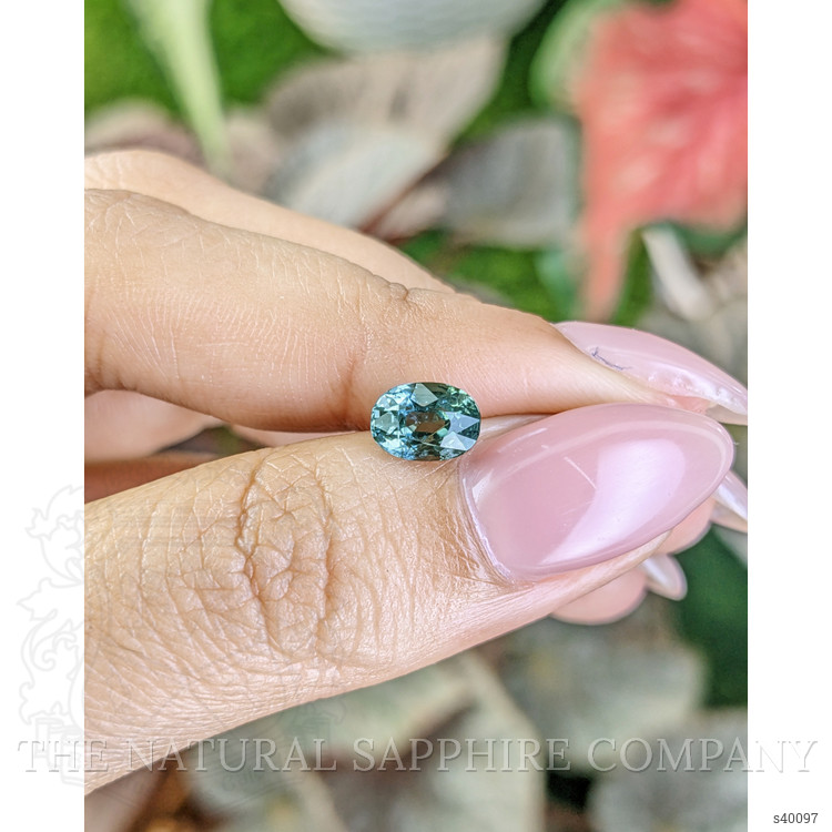 1.64 Ct. Bluish Green Sapphire from Madagascar