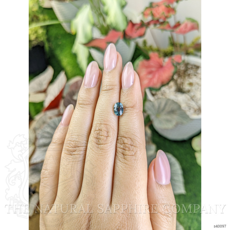 1.64 Ct. Bluish Green Sapphire from Madagascar