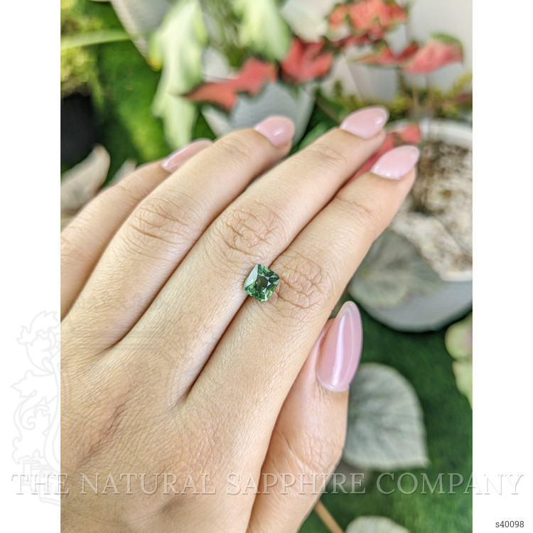 1.71 Ct. Bluish Green Sapphire from Madagascar