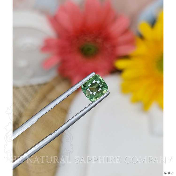 1.71 Ct. Bluish Green Sapphire from Madagascar