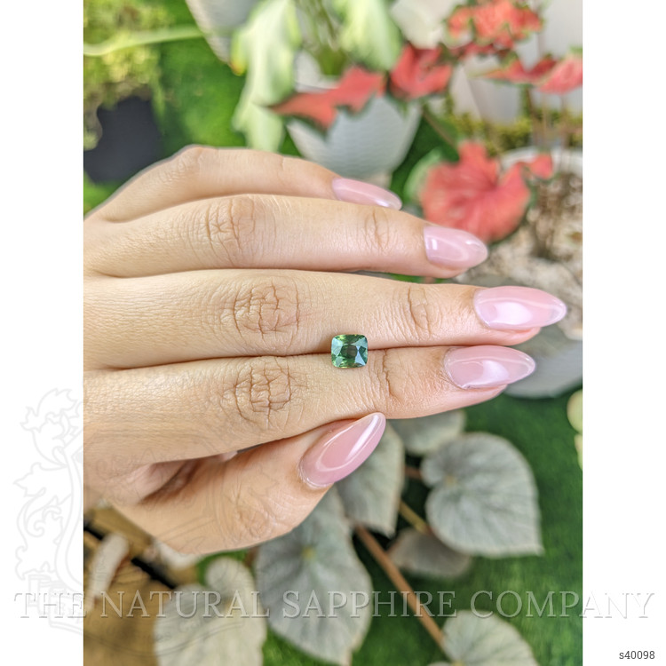 1.71 Ct. Bluish Green Sapphire from Madagascar