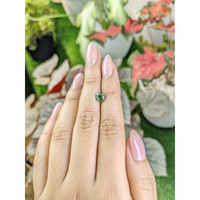 1.23 Ct. Green Sapphire from Madagascar Life Style