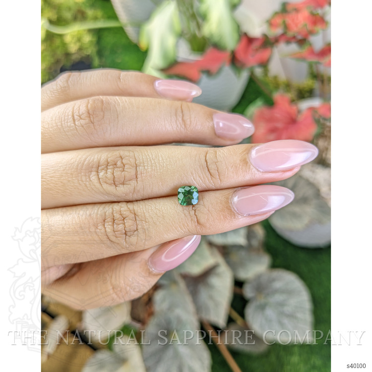 1.23 Ct. Green Sapphire from Madagascar