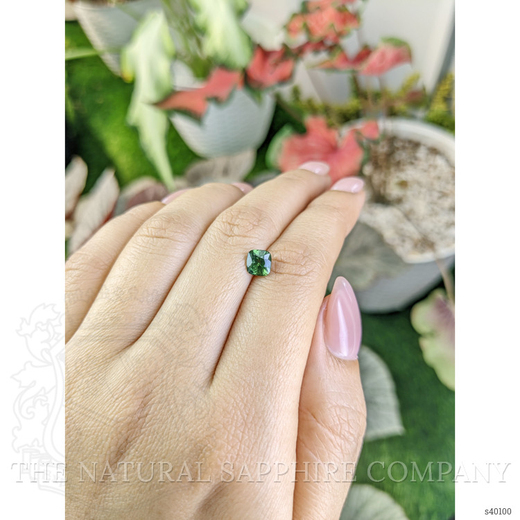 1.23 Ct. Green Sapphire from Madagascar