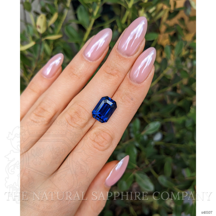 10.58 Ct. Blue Sapphire from Ceylon (Sri Lanka)