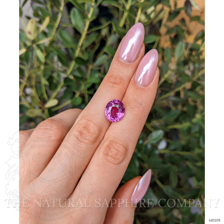 7.02 Ct. Pink Sapphire from Ceylon (Sri Lanka)