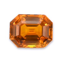 14.04 Ct. Orange Sapphire from Ceylon (Sri Lanka) Video
