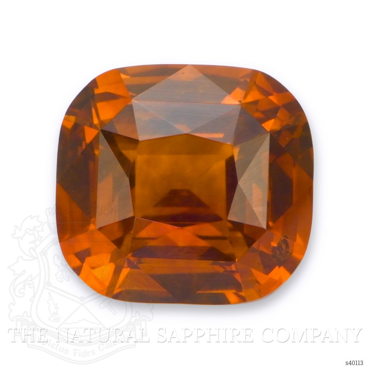 7.04 Ct. Orange Sapphire from Ceylon (Sri Lanka)