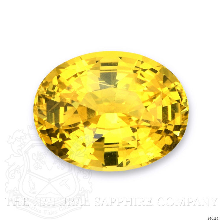 11.31 Ct. Yellow Sapphire from Ceylon (Sri Lanka)