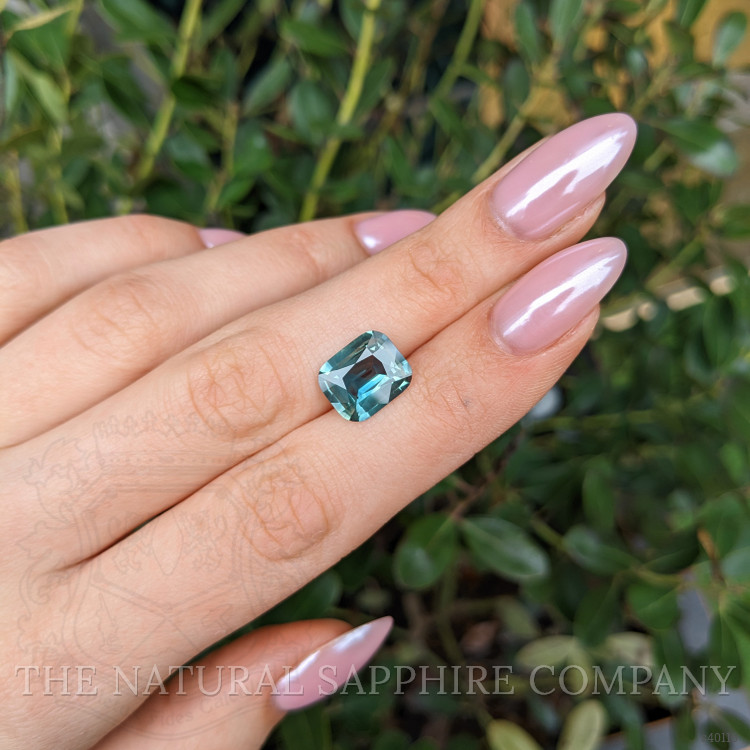 4.78 Ct. Bluish Green Sapphire from Madagascar