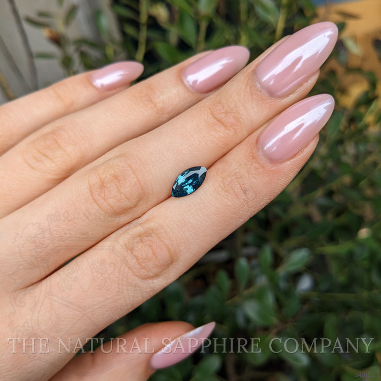 2.06 Ct. Greenish Blue Sapphire from Madagascar