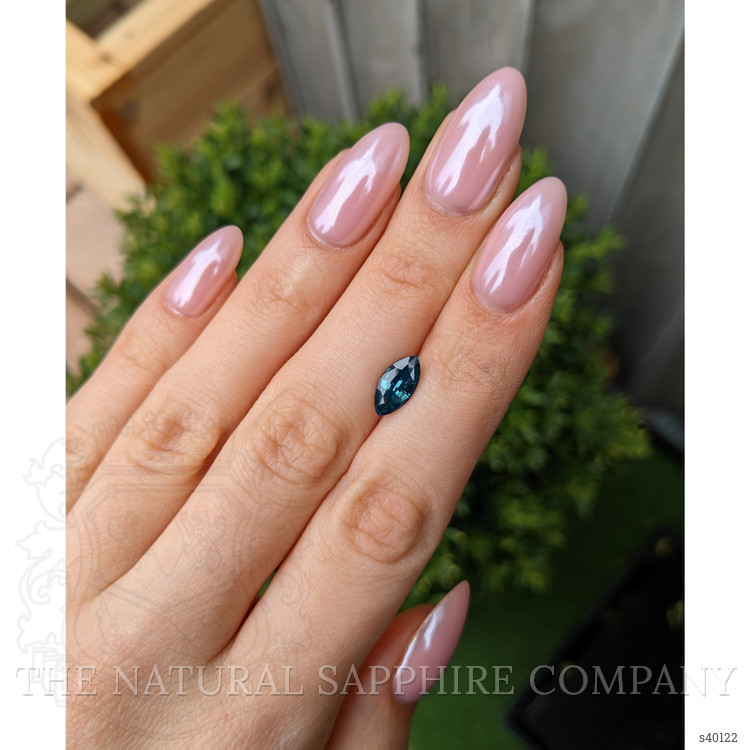2.06 Ct. Greenish Blue Sapphire from Madagascar