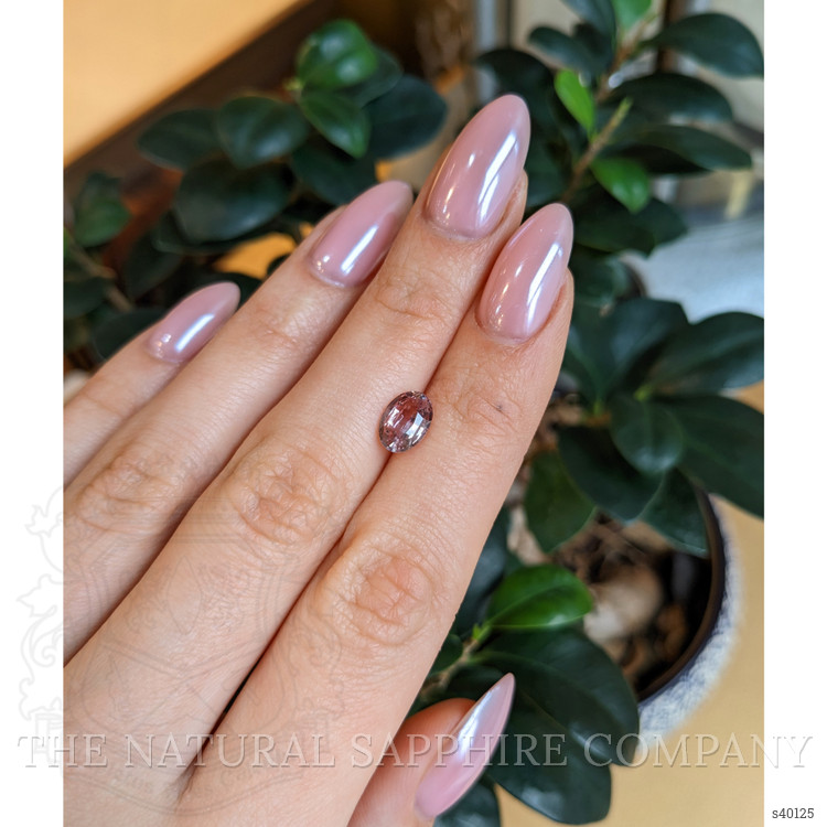 2.06 Ct. Peach Sapphire from Ceylon (Sri Lanka)
