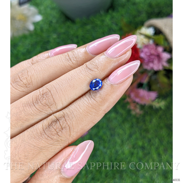 1.23 Ct. Blue Sapphire from Ceylon (Sri Lanka)