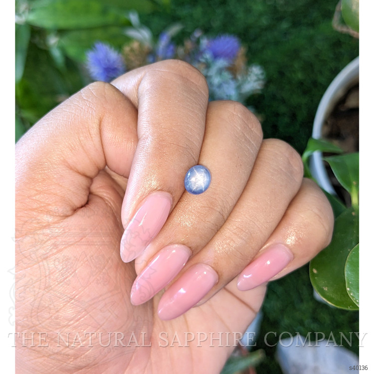 2.15 Ct. Blue Star Sapphire from Ceylon (Sri Lanka)