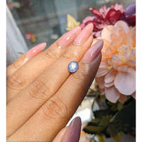 2.15 Ct. Blue Star Sapphire from Ceylon (Sri Lanka) Life Style
