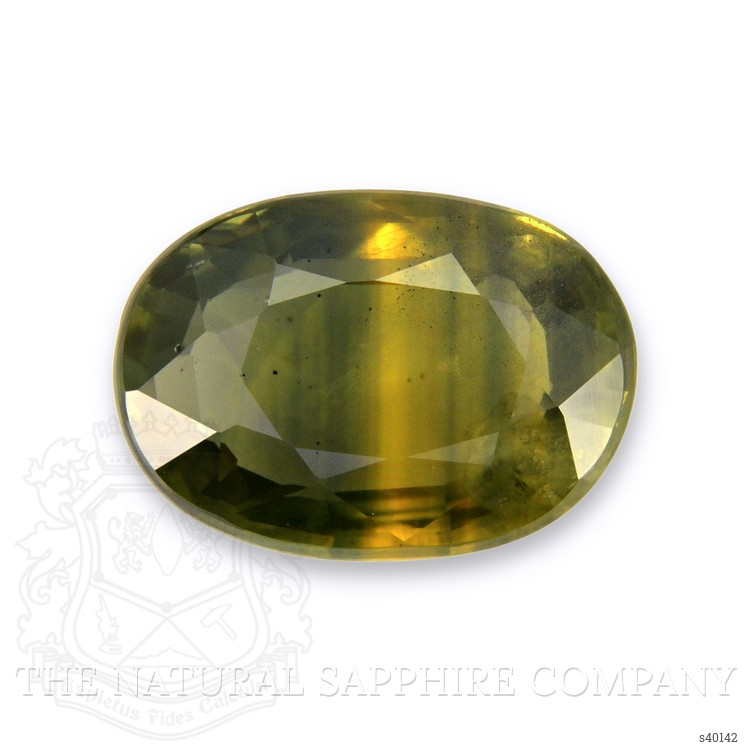 1.51 Ct. Greenish Yellow Sapphire from Thailand