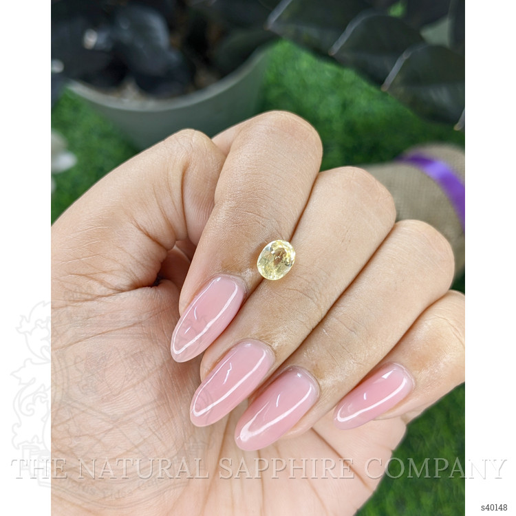 1.38 Ct. Yellow Sapphire from Ceylon (Sri Lanka)