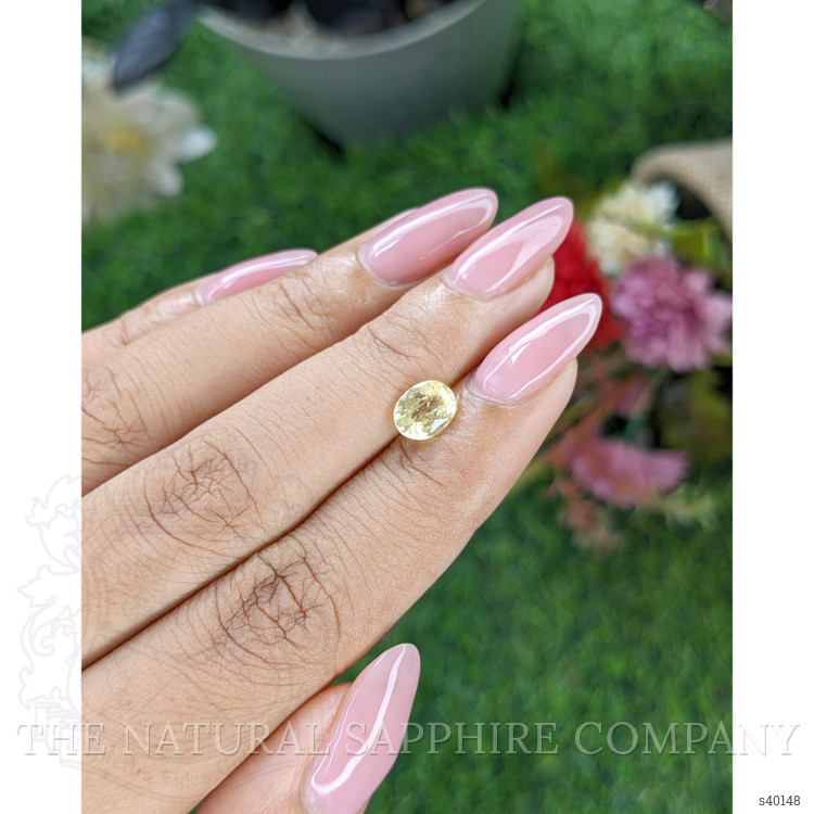 1.38 Ct. Yellow Sapphire from Ceylon (Sri Lanka)