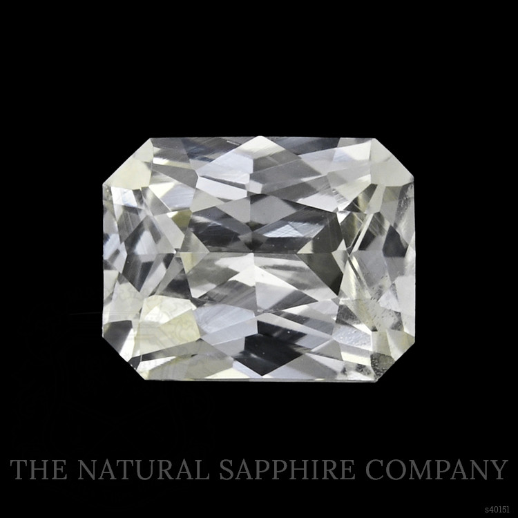 1.50 Ct. White Sapphire from Ceylon (Sri Lanka)