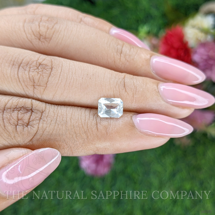 1.50 Ct. White Sapphire from Ceylon (Sri Lanka)