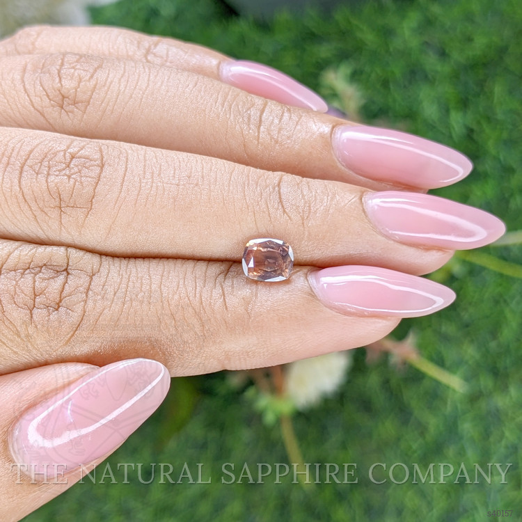 1.05 Ct. Pinkish Brown Sapphire from Tanzania