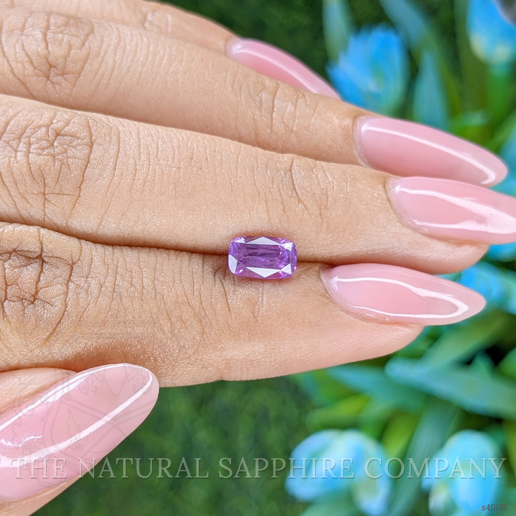 1.25 Ct. Pinkish Purple Sapphire from Tanzania