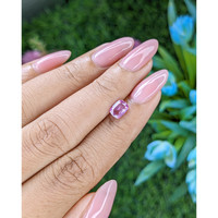 0.97 Ct. Purplish Pink Sapphire from Tanzania Life Style