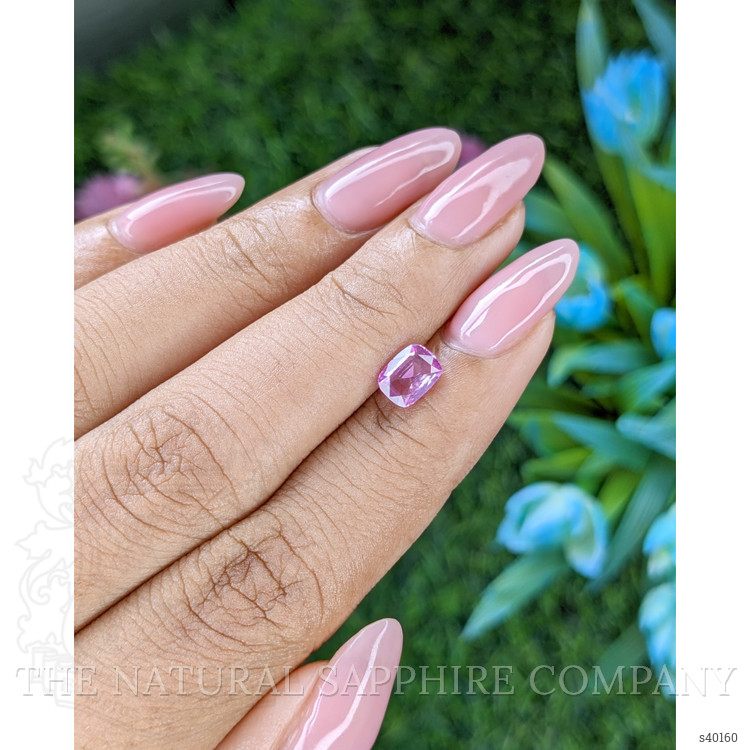 0.97 Ct. Purplish Pink Sapphire from Tanzania