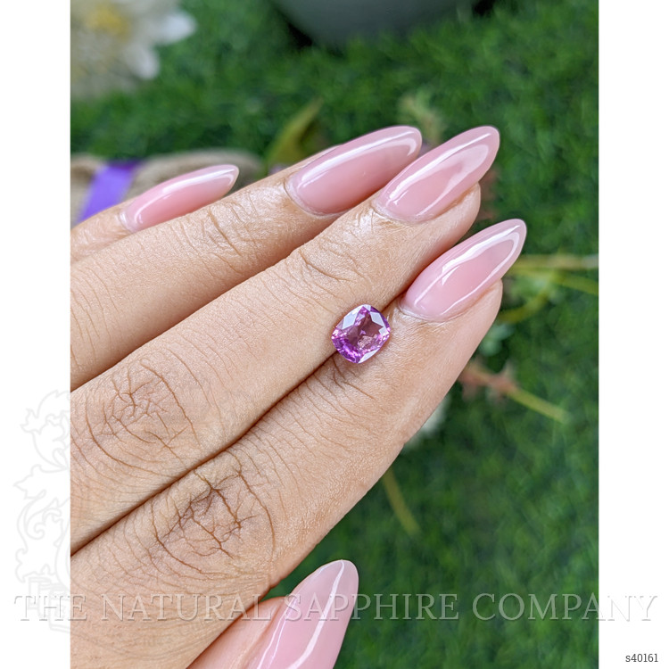 1.03 Ct. Pinkish Purple Sapphire from Tanzania