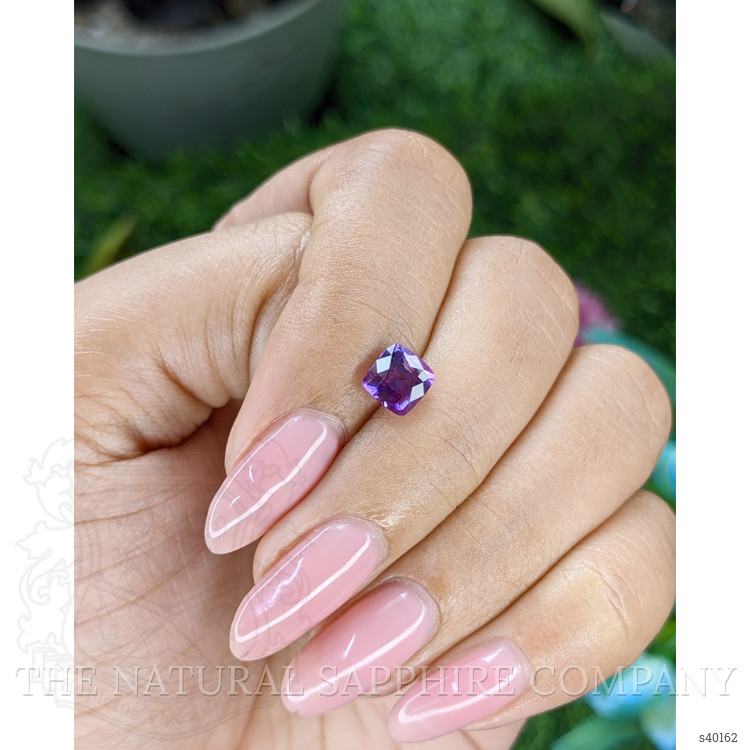 1.26 Ct. Pinkish Purple Sapphire from Tanzania