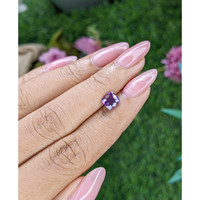 1.26 Ct. Pinkish Purple Sapphire from Tanzania Life Style