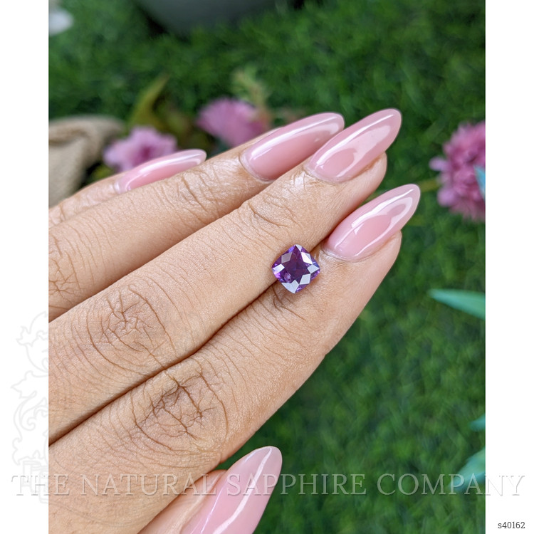 1.26 Ct. Pinkish Purple Sapphire from Tanzania