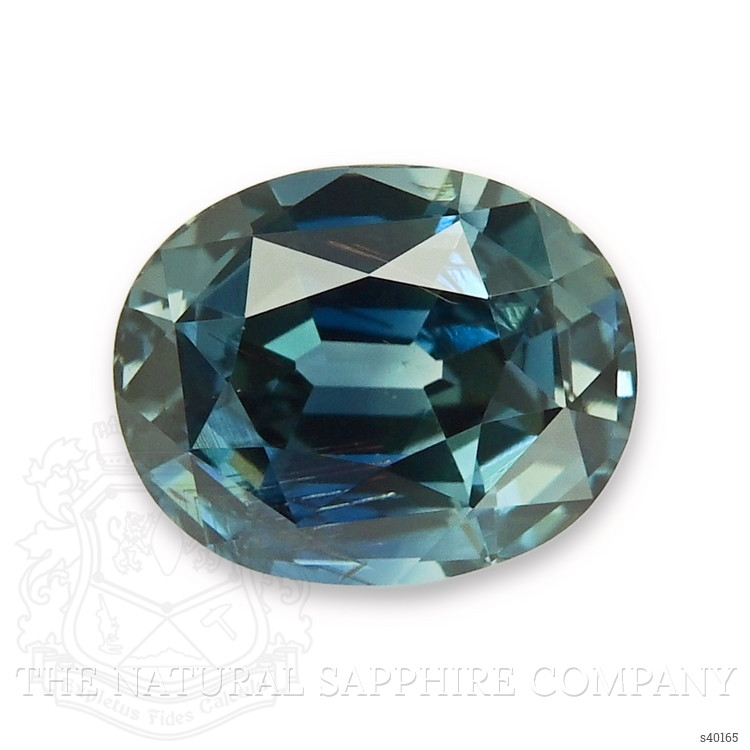 2.22 Ct. Greenish Blue Sapphire from Tanzania