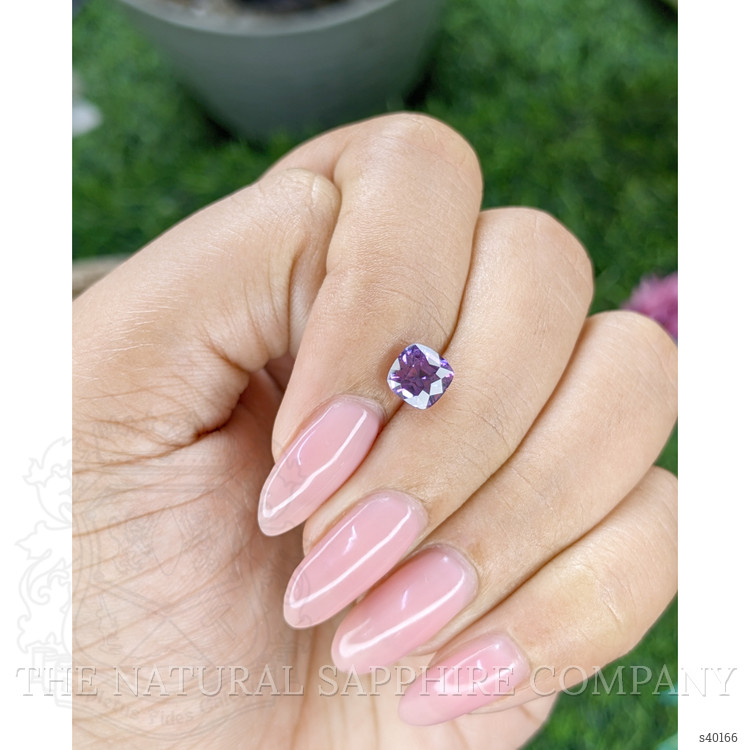 1.56 Ct. Bluish Purple Sapphire from Tanzania