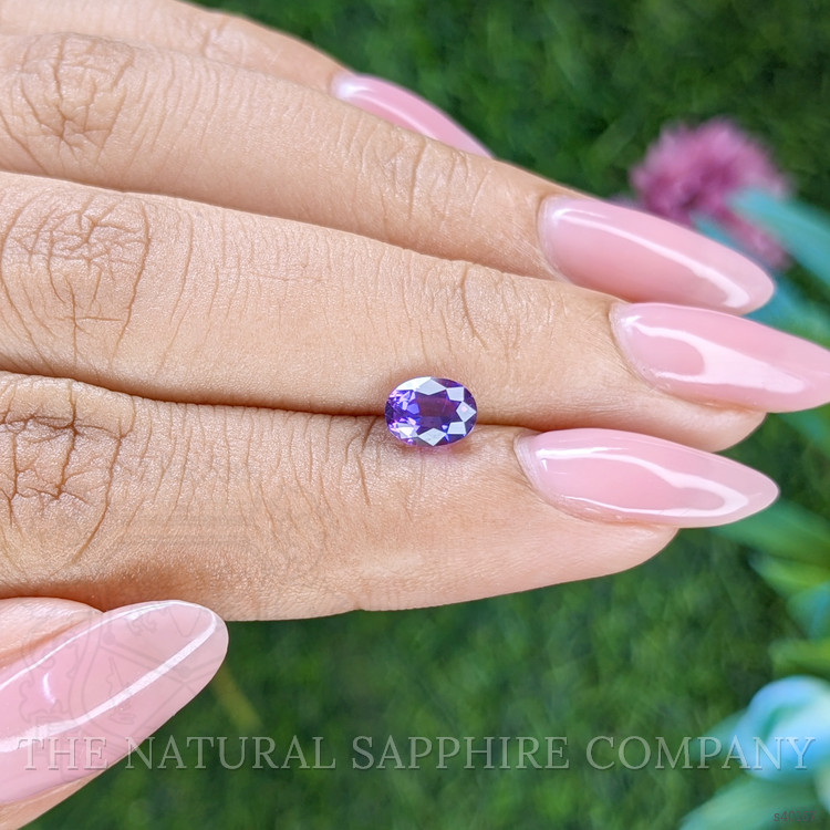 1.09 Ct. Bluish Purple Sapphire from Tanzania