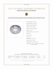 0.89 Ct. Grey Star Sapphire from Ceylon (Sri Lanka) Scan Report