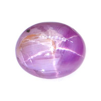 0.73 Ct. Pinkish Purple Star Sapphire from Ceylon (Sri Lanka) Video