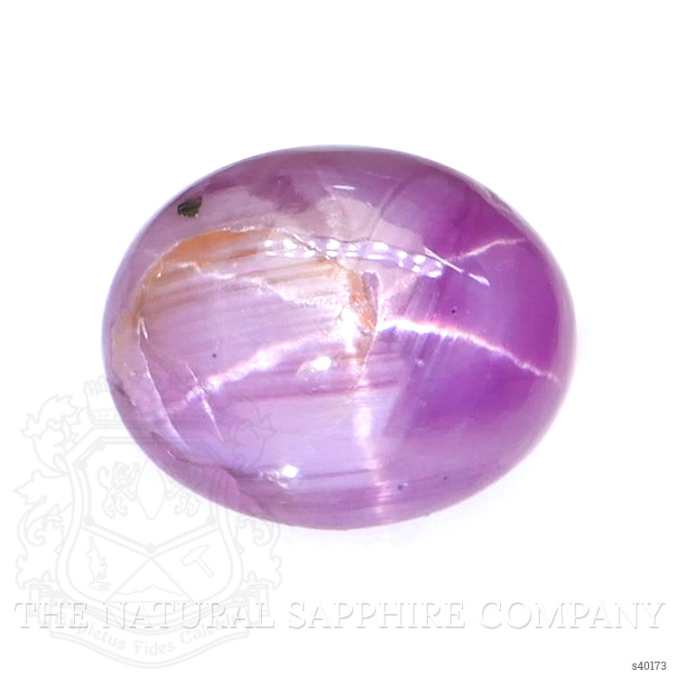 0.73 Ct. Pinkish Purple Star Sapphire from Ceylon (Sri Lanka)