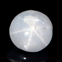 0.94 Ct. Bluish Grey Star Sapphire from Ceylon (Sri Lanka) Video