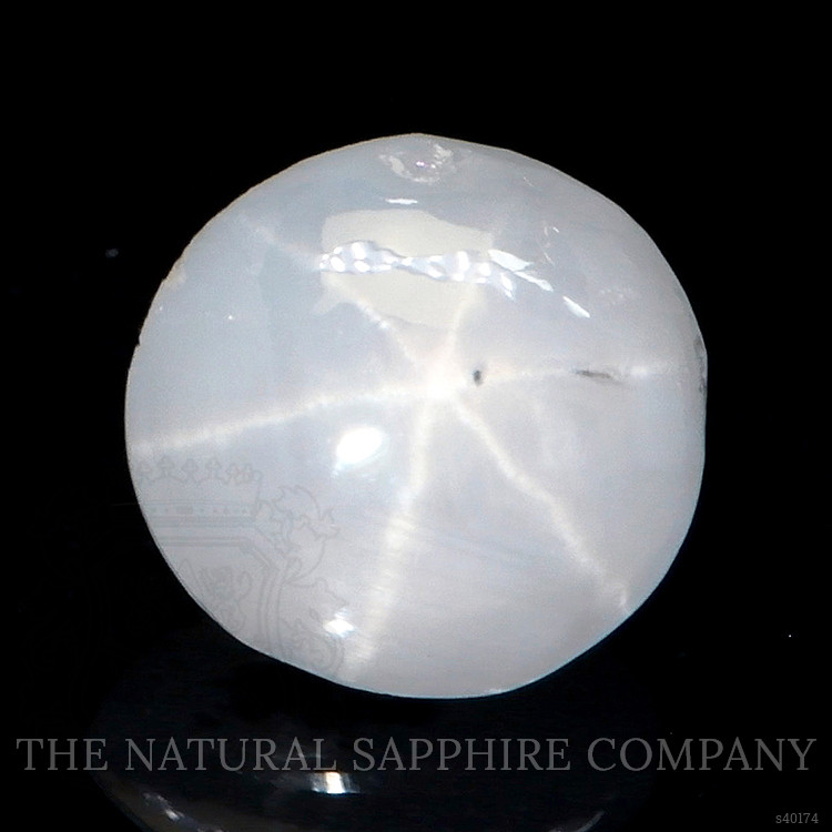 0.94 Ct. Bluish Grey Star Sapphire from Ceylon (Sri Lanka)