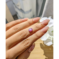 1.14 Ct. Pinkish Purple Star Sapphire from Ceylon (Sri Lanka) Life Style