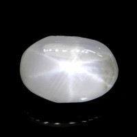1.24 Ct. White Star Sapphire from Ceylon (Sri Lanka) Video